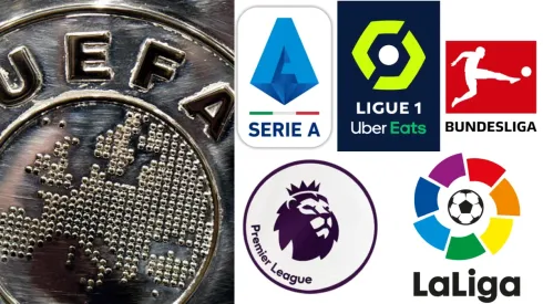 UEFA y las cinco grandes ligas europeas. 
