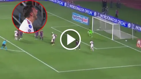 Cabezazo goleador de Jonathan Calleri para Sao Paulo.