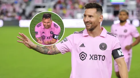 Messi y un nuevo festejo viral.
