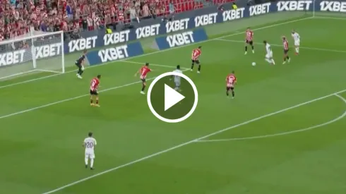 El brasileño se las ingenió para marcar el 1-0 en San Mamés. 
