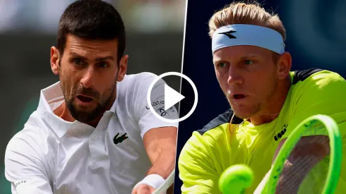 Novak Djokovic se enfrenta con Alejandro Davidovich Fokina en el Masters 1000 de Cincinnati.