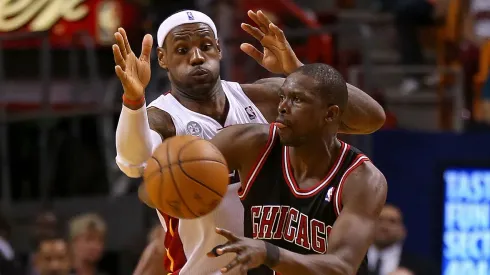 LeBron Jcmes vs. Chicago Bulls en la NBA.
