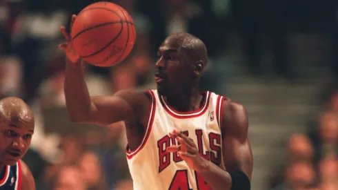 Michael Jordan vs. Detroit Pistons.
