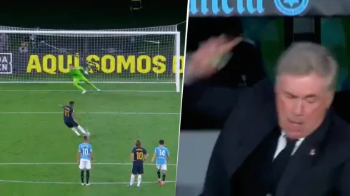 Ancelotti se molestó por el penal errado por Rodrygo. Luego explicó el motivo de su enojo.