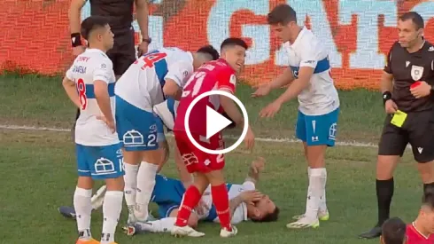 El lateral sufrió la desafortunada jugada en el encuentro entre Universidad Católica y Ñublense