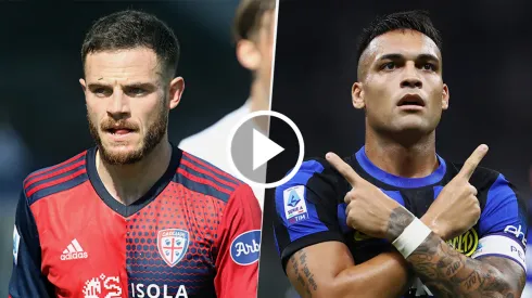 Cagliari vs. Inter por la Serie A.
