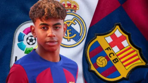 Lamine Yamal, Barcelona y Real Madrid. 
