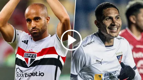 São Paulo vs. Liga de Quito por la Sudamericana.