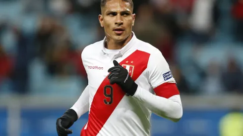 PORTO ALEGRE, BRAZIL – JULY 03: Paolo Guerrero of Peru celebrates after scoring the third goal of his team during the Copa America Brazil 2019 Semi Final match between Chile and Peru at Arena do Gremio on July 03, 2019 in Porto Alegre, Brazil. (Photo by Wagner Meier/Getty Images)
