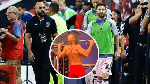 Yassine Cheuko, guardaespaldas de Messi
