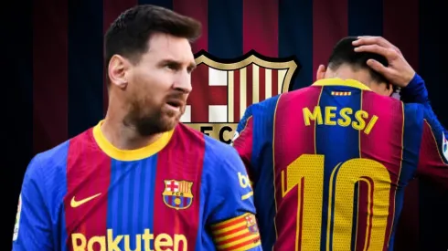 Lionel Messi en Barcelona. 
