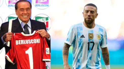 Silvio Berlusconi y Papu Gómez. 
