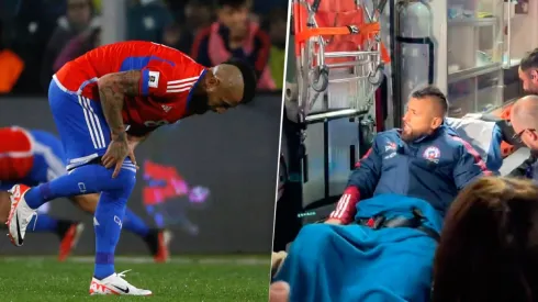 El 'King' terminó saliendo en camilla y luego en ambulancia.