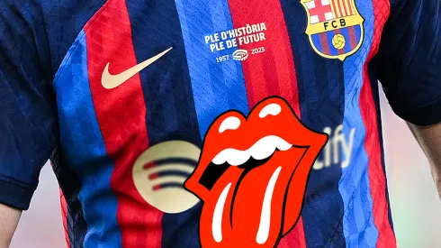 El FC Barcelona utilizará la lengua de los Rolling Stones como sponsor en El Clásico
