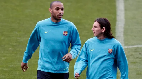 Messi y Henry ganaron la Champions League en 2009 ante Manchester United
