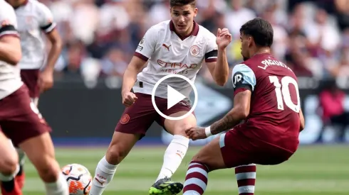 Julián Álvarez figura del Manchester City