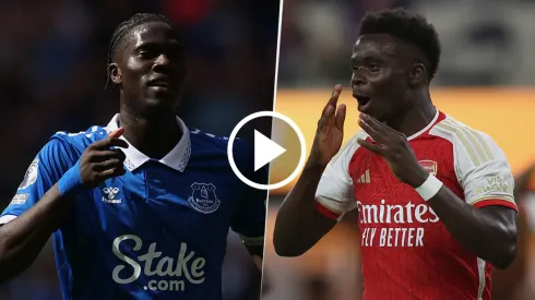 Everton vs. Arsenal por la Premier League.