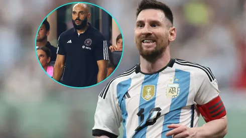 Un ex Argentina visitó a Messi en Miami y su guardaespaldas lo vigiló de cerca