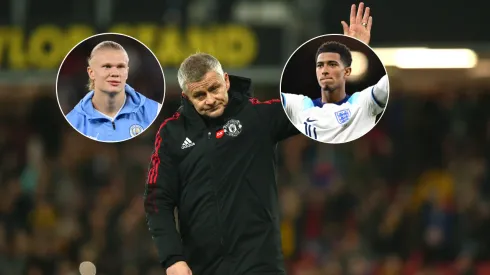 Ole Gunnar Solskjaer declaró que quiso en el Manchester United a Erling Haaland, Jude Bellingham, Declan Rice, Harry Kane y a Moisés Caicedo. Getty Images.
