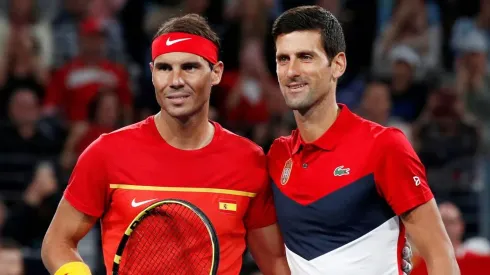 Rafael Nadal y Novak Djokovic, dos leyendas del tenis.
