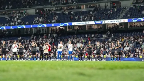 Unión Berlín se quejó de la señal de wifi del Estadio Santiago Bernabéu. @fcunion
