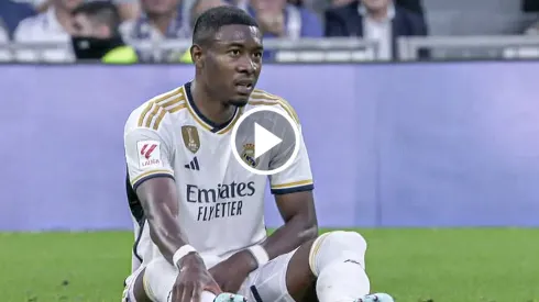 Preocupación en el Real Madrid, David Alaba pidió el cambio y se fue directo al vestuario