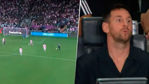 Lionel sufrió con el golazo que le hicieron al Inter Miami