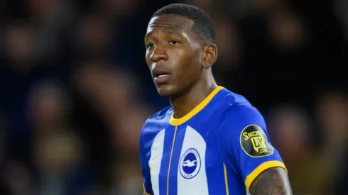 BRIGHTON, ENGLAND – MAY 04: Brighton & Hove Albion's Pervis Estupinan during the Premier League match between Brighton & Hove Albion and Manchester United at American Express Community Stadium on May 4, 2023 in Brighton, United Kingdom. (Photo by David Horton – CameraSport via Getty Images)
