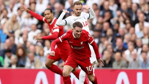 Alexis Mac Allister podría ser sancionado por la FA tras su comentario en Instagram alusivo al arbitraje del Tottenham vs. Liverpool. Getty Images.
