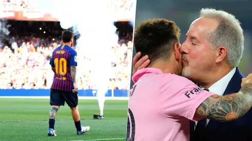 Jorge Mas dijo que le prometió a Lionel Messi que el Inter Miami colaborará en el homenaje que pretende hacerle el FC Barcelona. Getty Images.