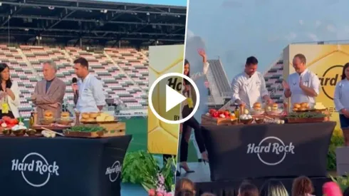 Lionel Messi le dio un consejo a los niños en un evento que se desarrolló en el estadio del Inter Miami.
