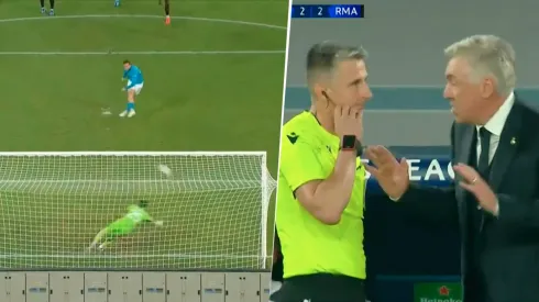 Ancelotti reclamó por el insólito cobro.