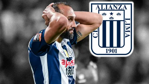 Alianza Lima, Christian Cueva y Carlos Zambrano.
