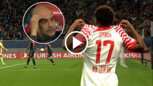 Openda, implacable, empata el partido para el Leipzig contra el Manchester City