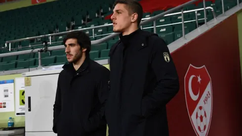 Sandro Tonali y Nicolò Zaniolo, fuera de la selección por los casos apuestas.
