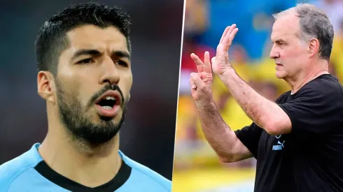 Suárez mantiene su labor de consejero con los delanteros de Uruguay