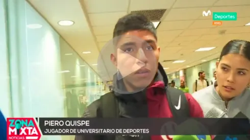 Piero Quispe se enfoca en Universitario tras ser excluido del partido contra Argentina