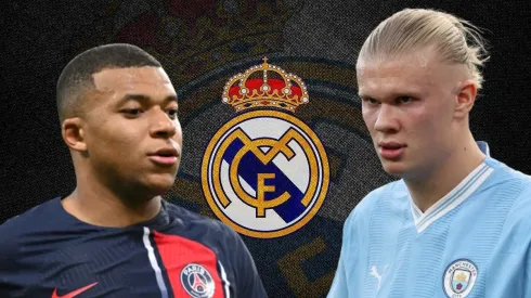 Kylian Mbappé y Erling Haaland. 
