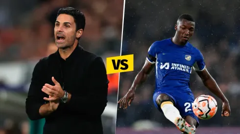 Arteta también estuvo furioso con Moisés Caicedo
