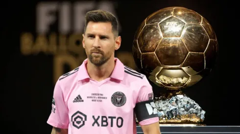 Lionel Messi y el Balón de Oro.
