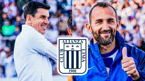 Mauricio Larriera y Hernán Barcos.