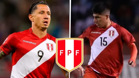 Gianluca Lapadula y Piero Quispe.