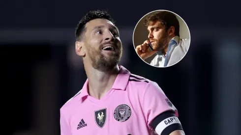 Lionel Messi y Fabrizio Romano.
