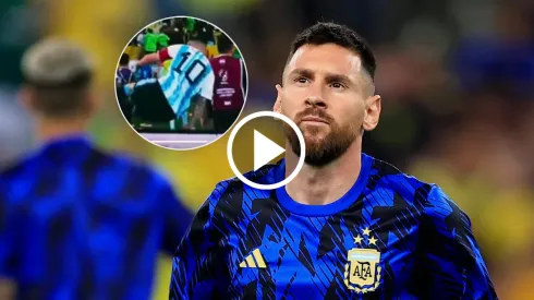 Lionel Messi en Brasil vs Argentina.
