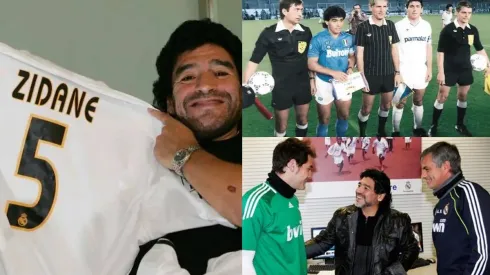 Diego Armando Maradona y su relación con Real Madrid.
