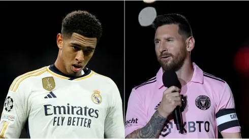 Jude Bellingham y Lionel Messi.
