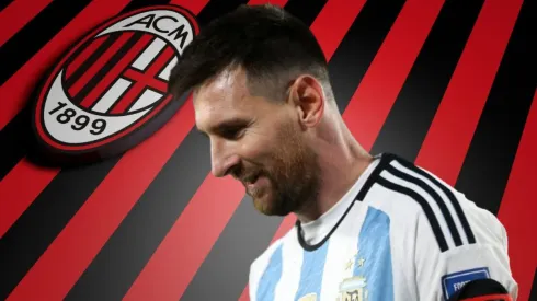 Lionel Messi y AC Milan. 
