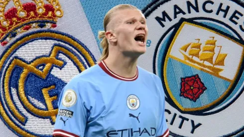 Erling Haaland, Real Madrid y Manchester City. 
