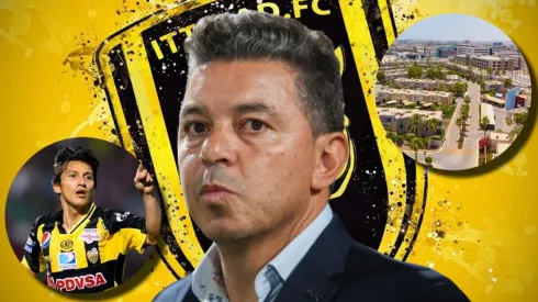 Sergio Herrera, Al-Ittihad y Marcelo Gallardo. 
