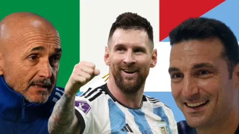 Luciano Spalletti, Lionel Messi y Scaloni esperan por un posible retorno del Argentina vs. Italia. 
